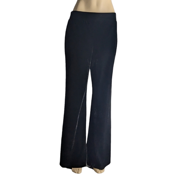 MOSSIMO Black Terciopelo bell Luxury Pants Size L Grande - Picture 11 of 16
